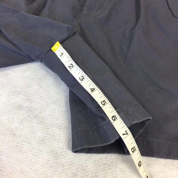 J.Crew Dress Shorts Size 36 Mens Dark Gray Pleated Khaki 100% Cotton - Picture 5 of 6